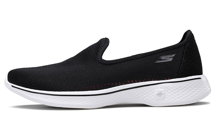 Skechers Go Walk 4 Casual Shoes Women's Low-Top Black/White