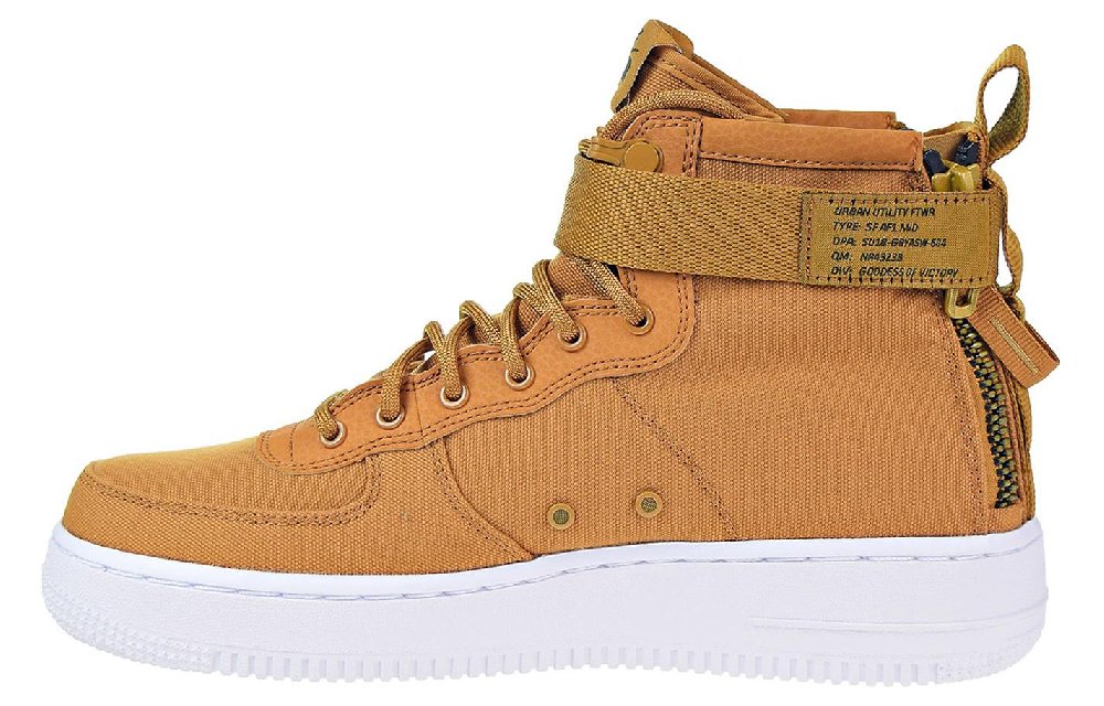 Nike Sf Air Force 1 Mid Desert Ochre GS