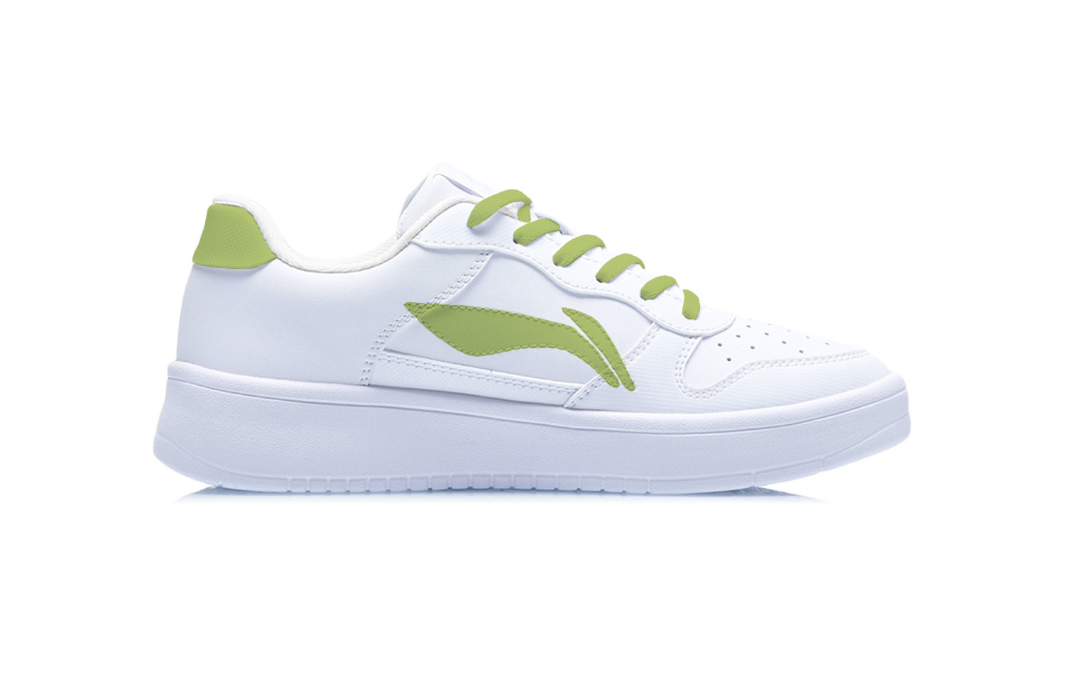 LiNing Pontoon Boats Slip Resistant Abrasion Resistant Low top Skateboard Shoes Women's White купить в интернет-магазине Yoocart с быстрой доставкой по России.