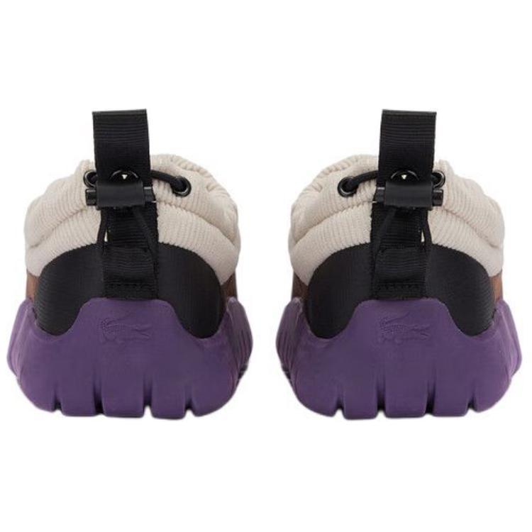 LACOSTE Low-Top Casual Shoes Women's White Purple купить в интернет-магазине Yoocart с быстрой доставкой по России.