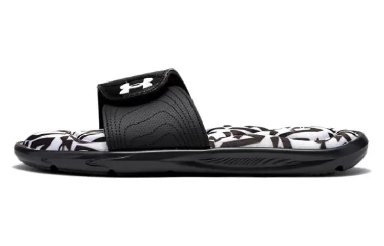 Under Armour Ignite 6 Graphic Footbed Slide 'Halo Grey Black' Women's