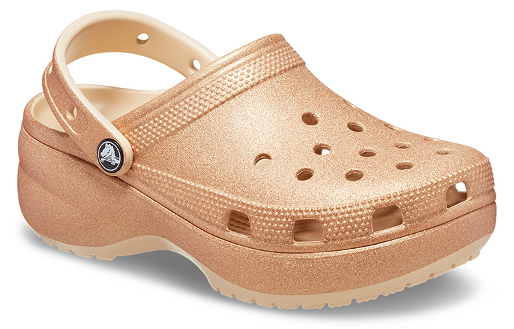 Crocs Classic Glitter Clogs 'Orange' Women's купить в интернет-магазине Yoocart с быстрой доставкой по России.