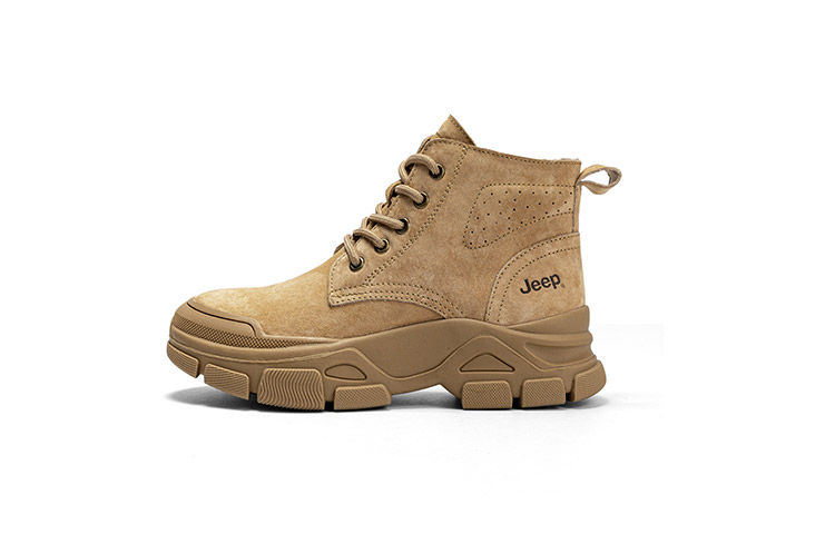 Jeep Martin Boots Women's Sandy, Light Gray