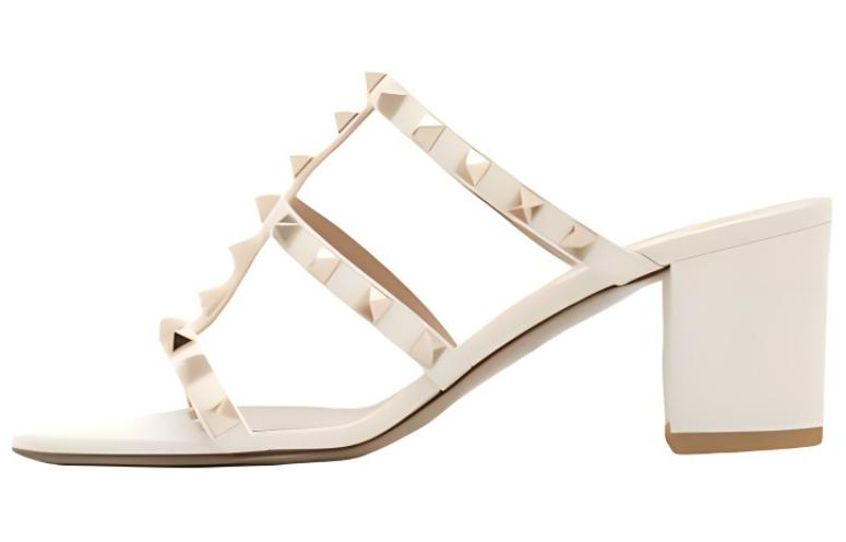 Valentino Slide Slippers Women's Beige