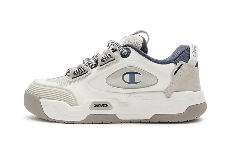 Champion Valve V324 Low-Top Skateboard Shoes Men's Ecru