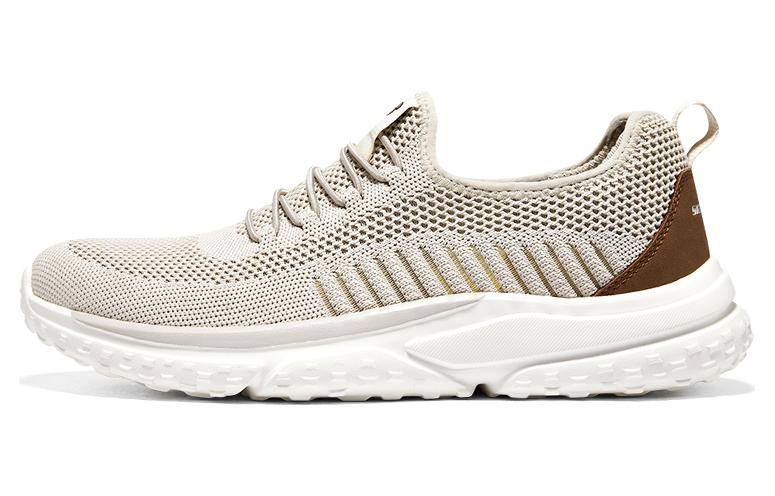 Skechers Solvano Casual Shoes Men Low-Top Brown White