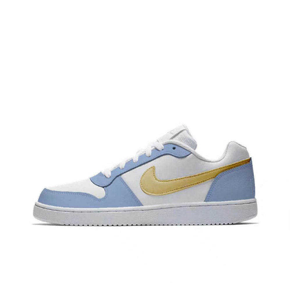 Nike EBERNON Low Top Skateboard Shoes Men's Sky Blue