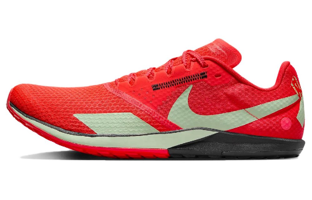 Nike Zoom Rival Waffle 6 Cushioning Wear Resistant Low Top Running Shoes Unisex Red Green