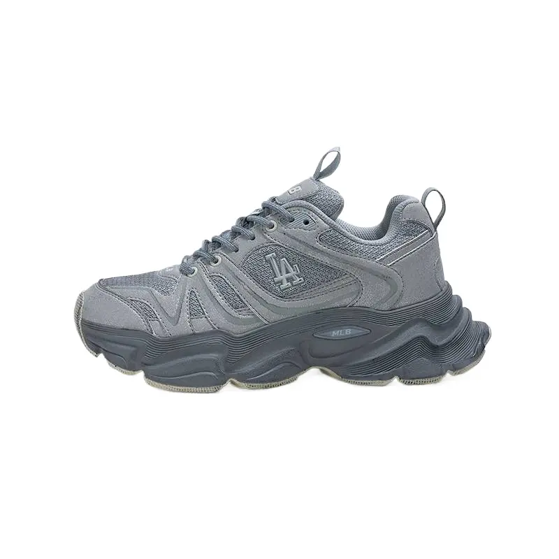 MLB Los Angeles Dodgers Height Increasing Slip Resistant Low top Chunky Sneakers Unisex