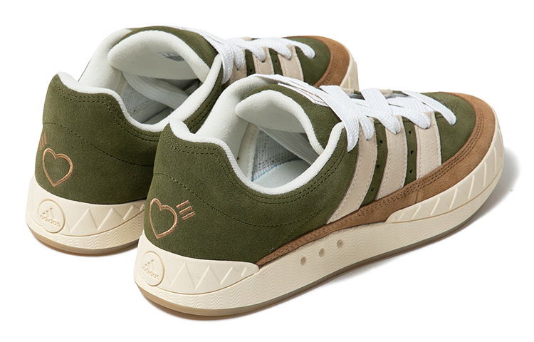 Adimatic Human Made x Adimatic Adidas Originals 'Dust Green Cream White' купить в интернет-магазине Yoocart с быстрой доставкой по России.