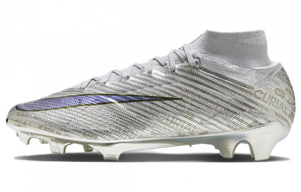 Nike Zoom Mercurial Superfly 9 Elite Xxv Se Fg Metallic Silver
