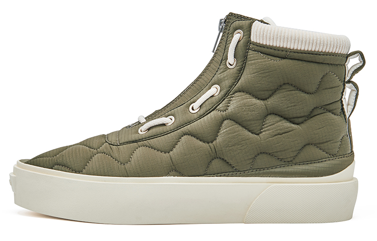 EQLZ EQUALIZER FAULT HI Abrasion Resistant Slip Resistant Low Top Skateboard Shoes Unisex Army Green Misprint