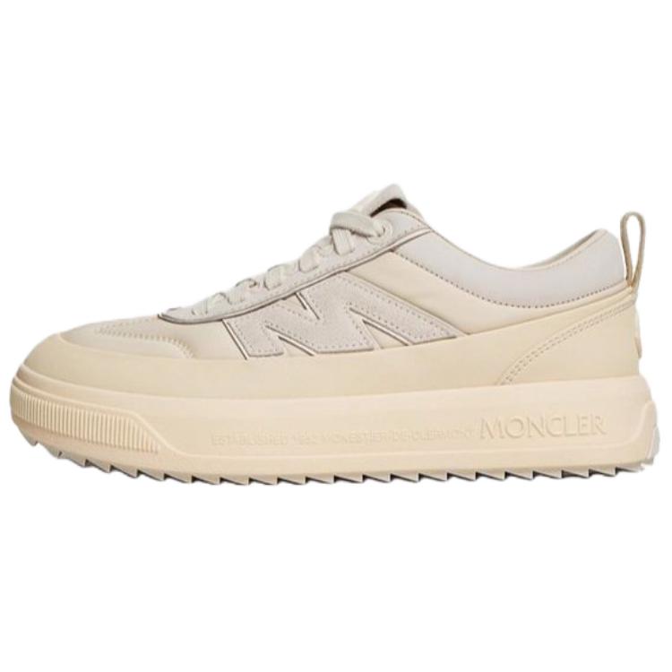 Moncler Altive Low Top Skateboard Shoes Women's Beige