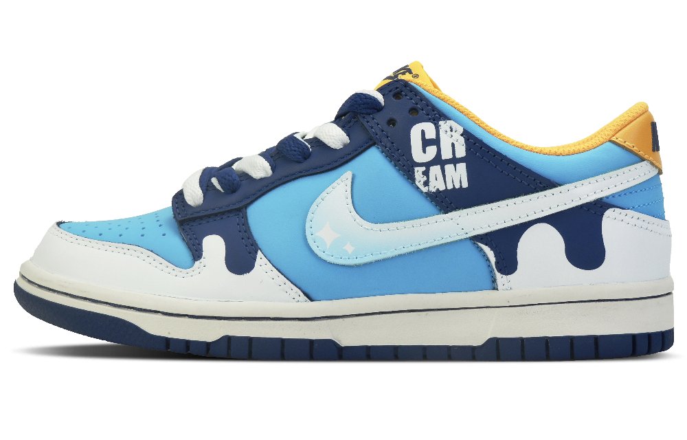 Nike Dunk Low Cream Ice Cream Low-Top Skateboard Shoes GS Blue White