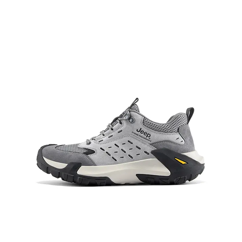 Jeep Low Top Outdoor Shoes Men's Gray