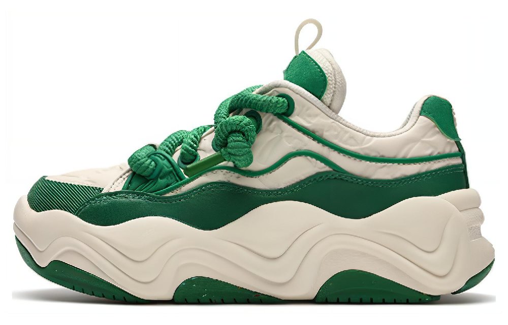 FILA Fashion Skate Shoes 'White Green' Women's