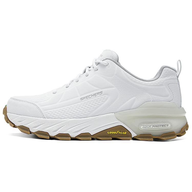 Skechers OUTDOOR MENS Rebound Grip Low-Top Trekking Shoes Men White Gray