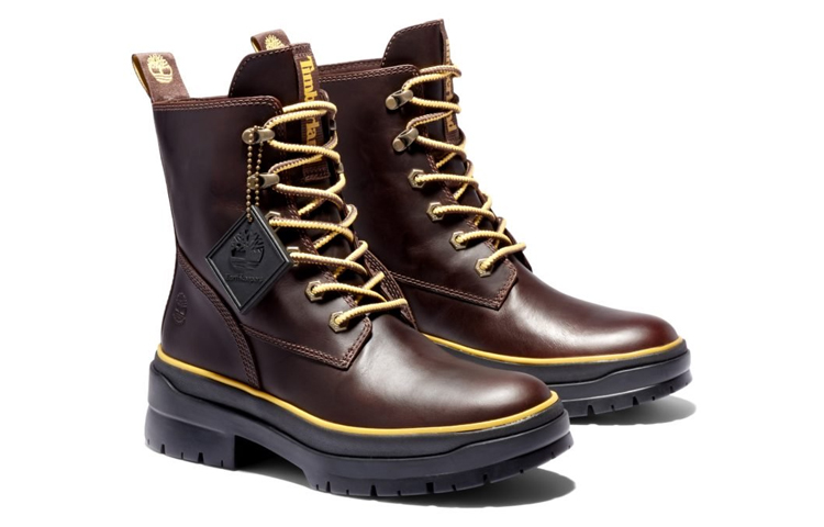 Timberland Malynn Outdoor Boots Women's Brown/Yellow Black