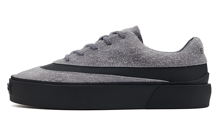 EQLZ EQUALIZER Fault Trendy Wear resistant And Lightweight Low Top Skateboard Shoes Unisex Gray Black