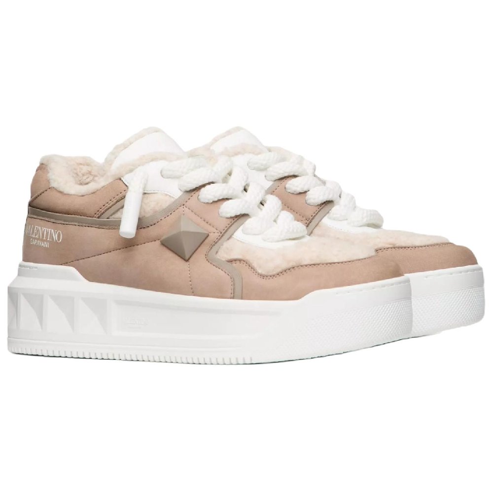 Valentino Garavani One Stud Lace-Up Sneakers Women's