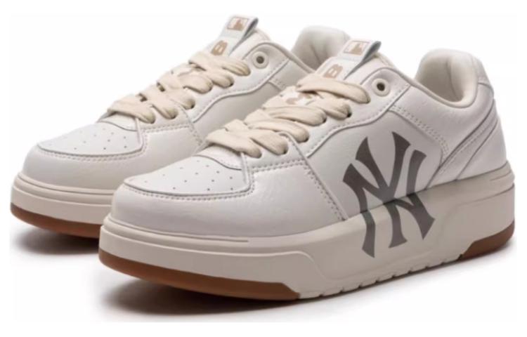 MLB Chunky Liner Low Top Skateboard Shoes Unisex White