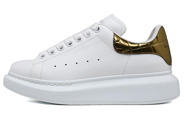 Alexander McQueen Oversized Sneaker 'Gold Crocodile' Women's