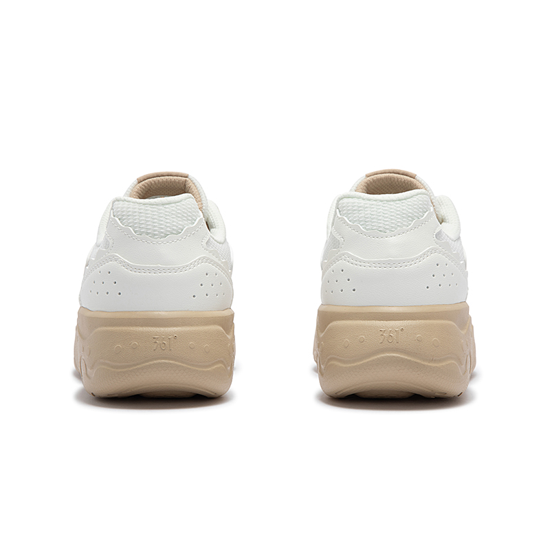 361° Low-Top Skateboard Shoes Women's White Brown купить в интернет-магазине Yoocart с быстрой доставкой по России.