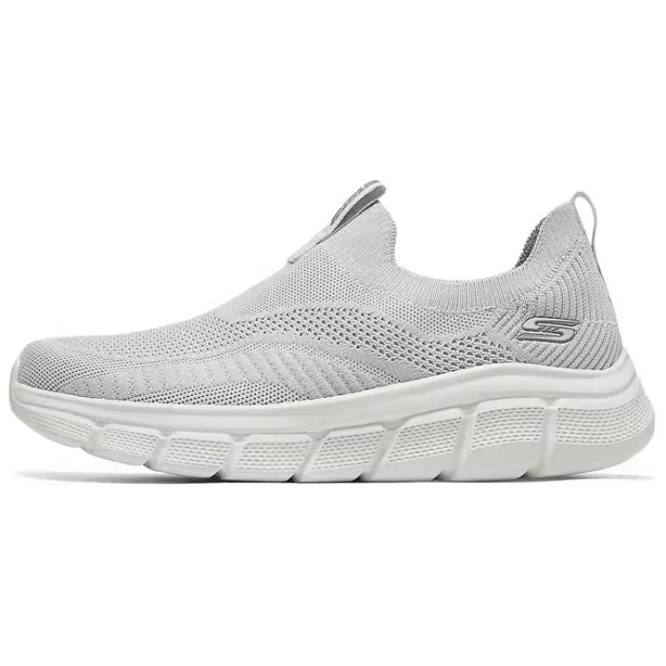 Skechers Bob's Durable Breathable Low-Top Casual Running Shoes Men's Gray