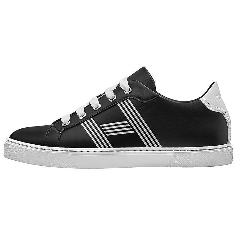 HERMES Avantage Low Top Casual Skateboard Shoes Women's Black