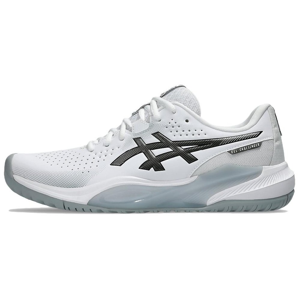 Asics GEL CHALLENGER 15 Abrasion Resistant Low Top Tennis Shoes Men's White