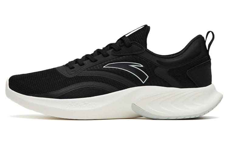 Anta Stinger SE Anti Slip Wear Resistant Low Top Running Shoes Men's Black White