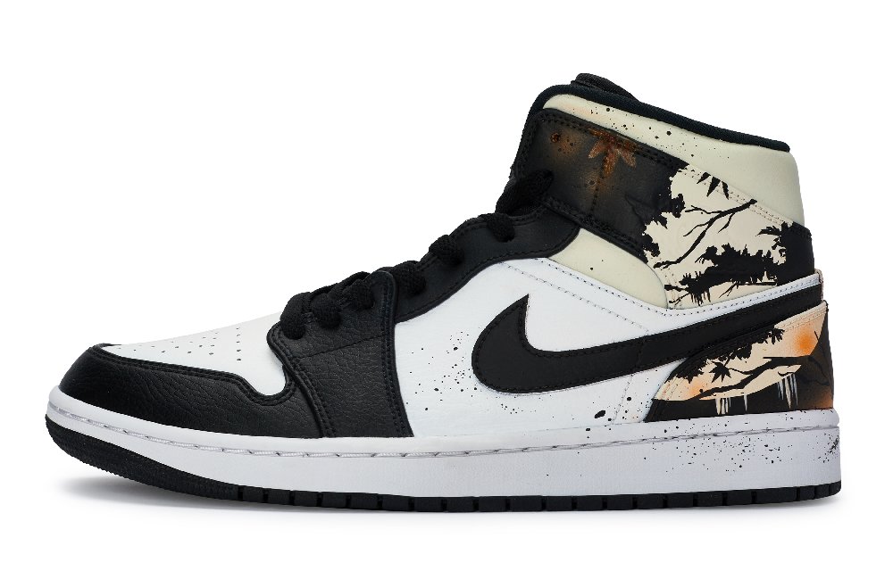 Jordan Air Jordan 1 Vintage Basketball Shoes Women's High Top Pink