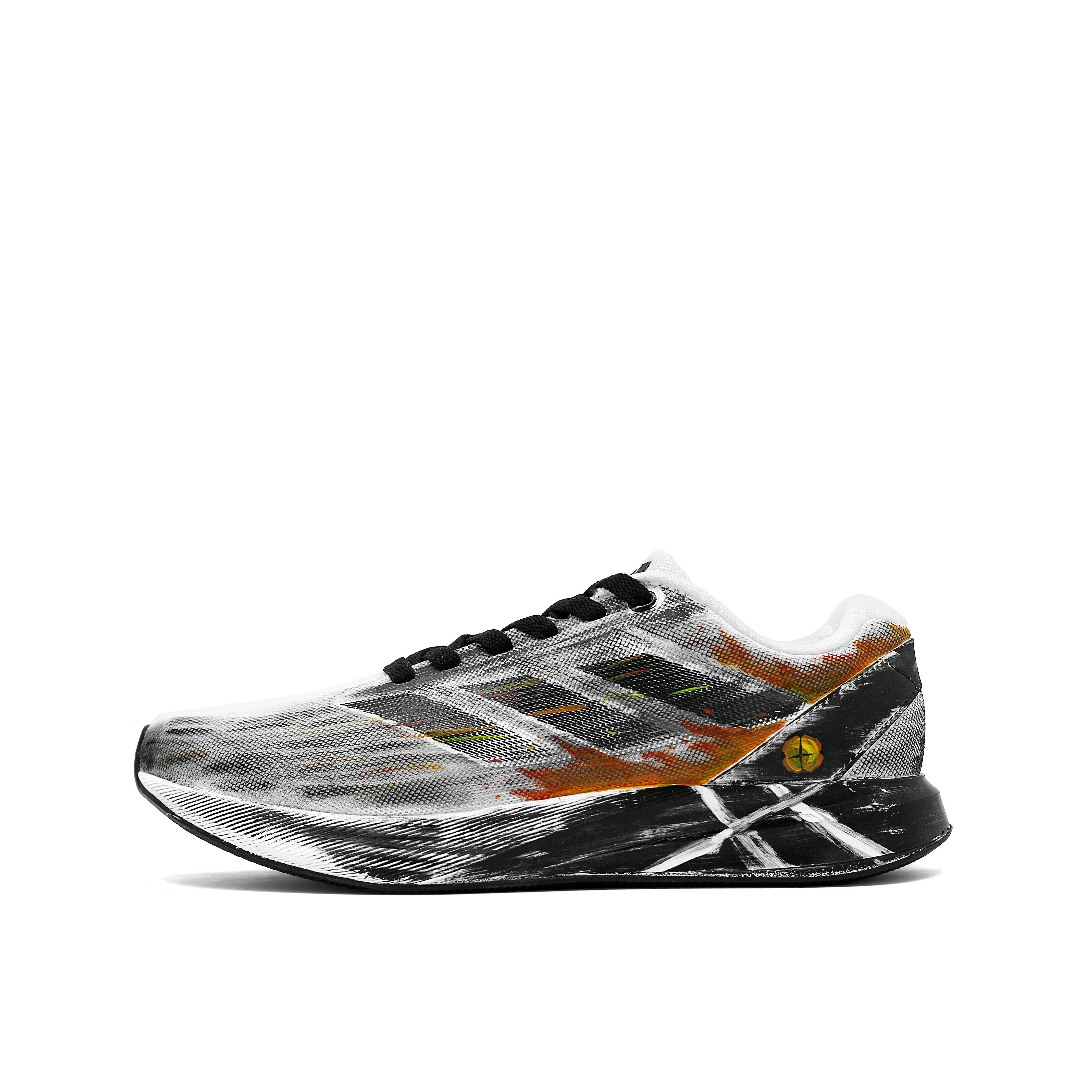 Adidas Duramo RC Cushioning And Breathable Low top Running Shoes Unisex Black White