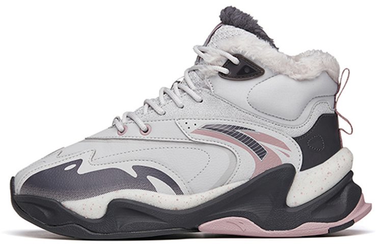 Anta Pulse Life Collection High-Top Sports Casual Shoes Women's Gray