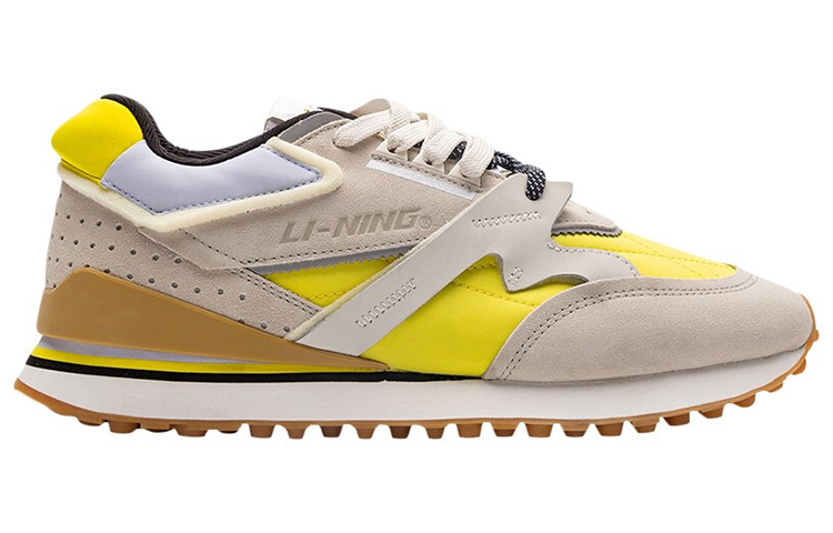 LiNing 001 Original Aspiration Breathable And Lightweight Low Top Casual Shoes Men's Gray Yellow купить в интернет-магазине Yoocart с быстрой доставкой по России.