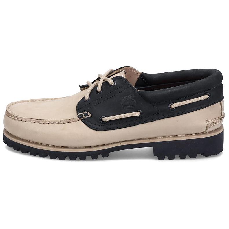 Timberland 3 Eye Lug Handsewn Boat Shoes 'Beige'