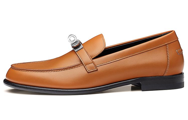 HERMES Destin Casual Single Shoes Women's Brown