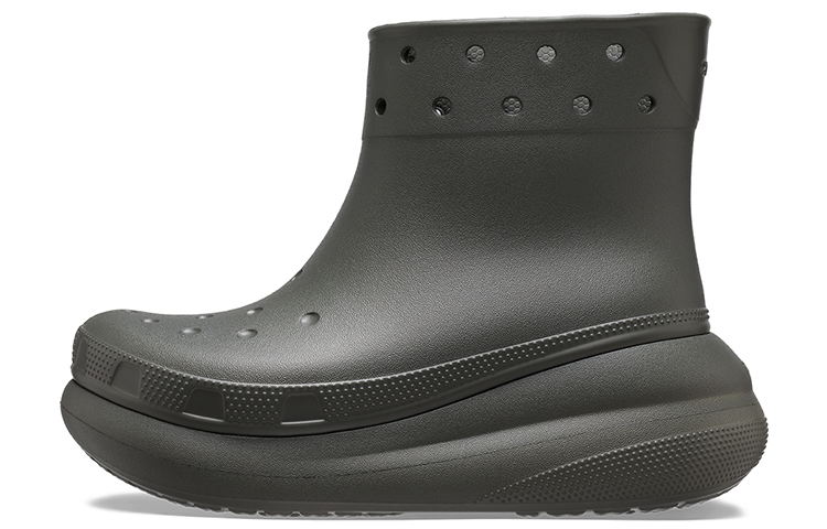 Crocs Classic Crush Rain Boot Dusty Olive Women's