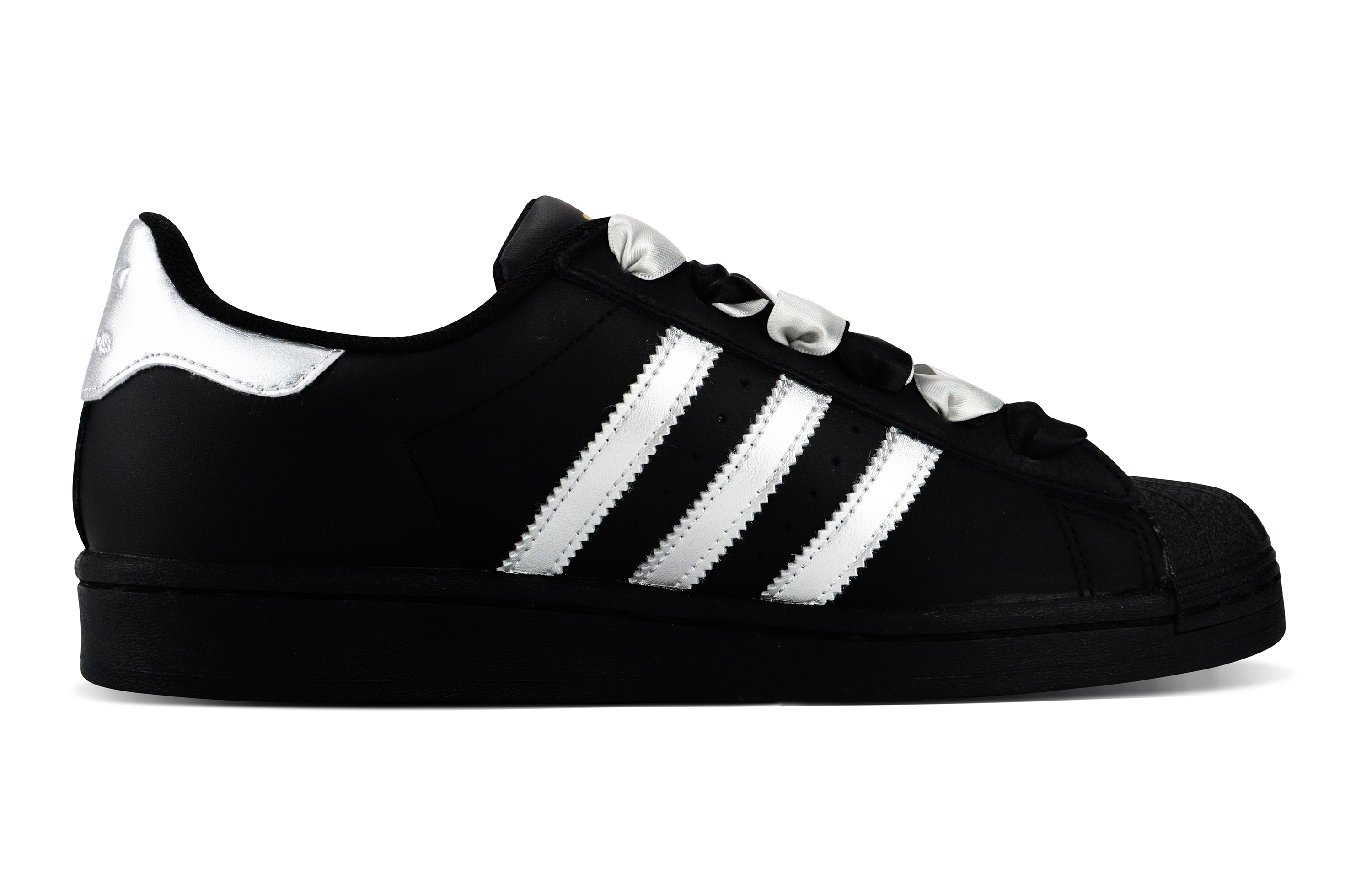 Adidas Originals SUPERSTAR Anti-Slip And Wear-Resistant Lightweight Low-Top Skateboard Shoes Unisex Black Silver купить в интернет-магазине Yoocart с быстрой доставкой по России.