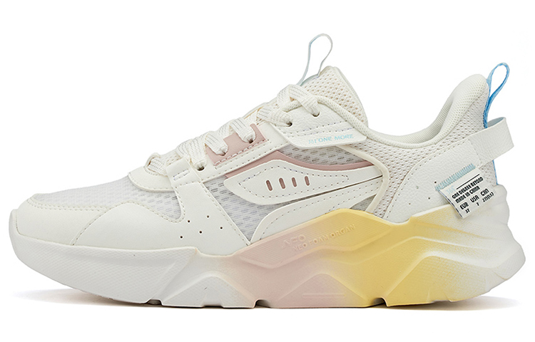 361° Casual Shoes Women's Low-Top White/Yellow/Pink