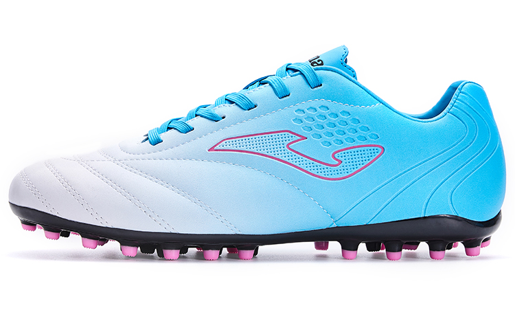 Joma MG Multi Ground Anti Slip Wear Resistant Soccer Shoes Men's White/Light Blue