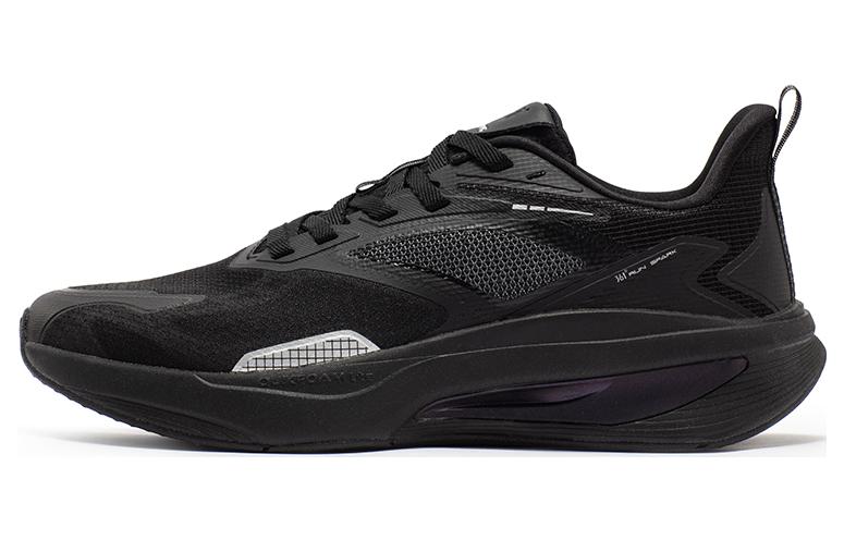 361° Cushioning Low Top Running Shoes Men's Obsidian Black