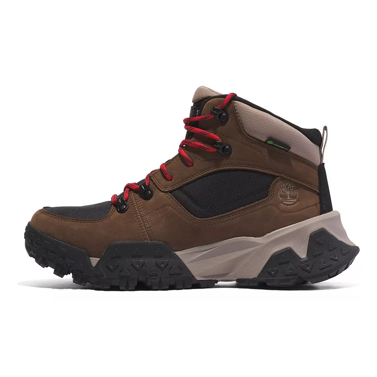Timberland Motion Scramble Mid Lace Up Waterproof Hikers 'Dark Brown Nubuck'