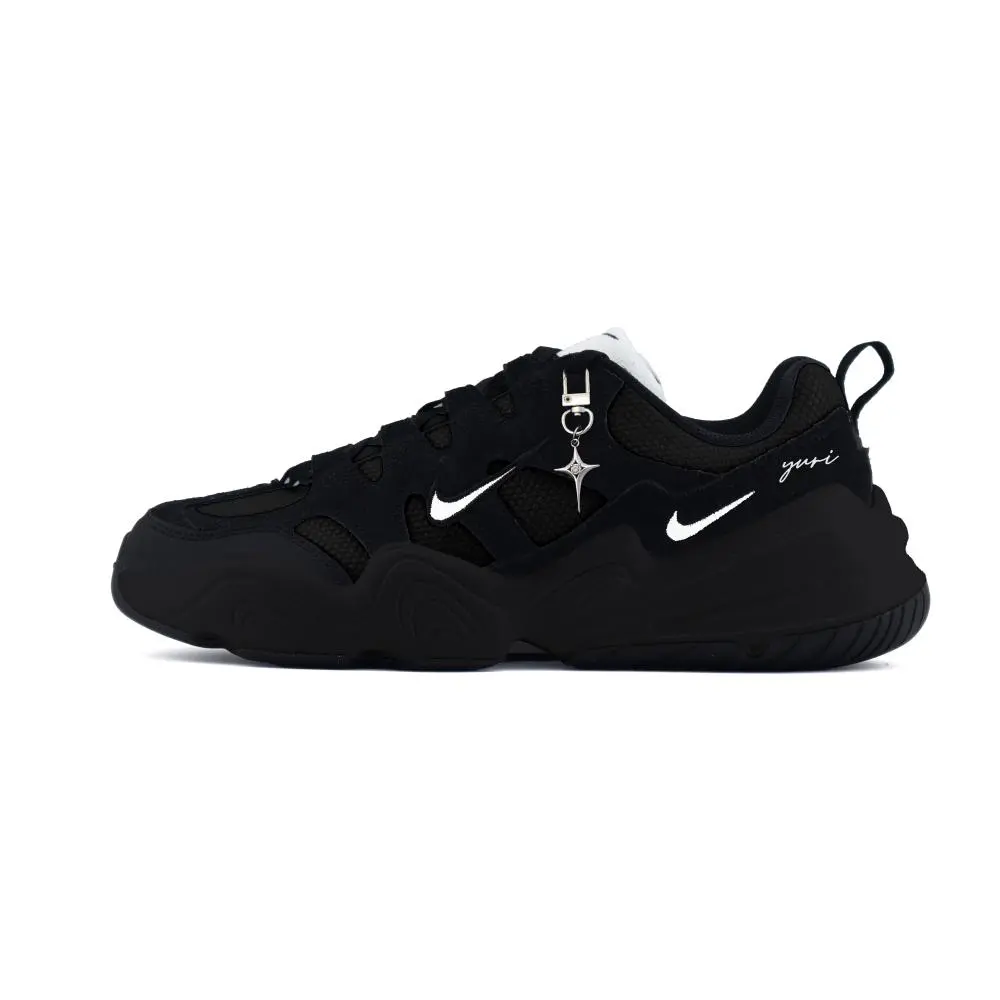 Nike Tech Hera Cool Black Abrasion Resistant Low top Casual Shoes Unisex Black