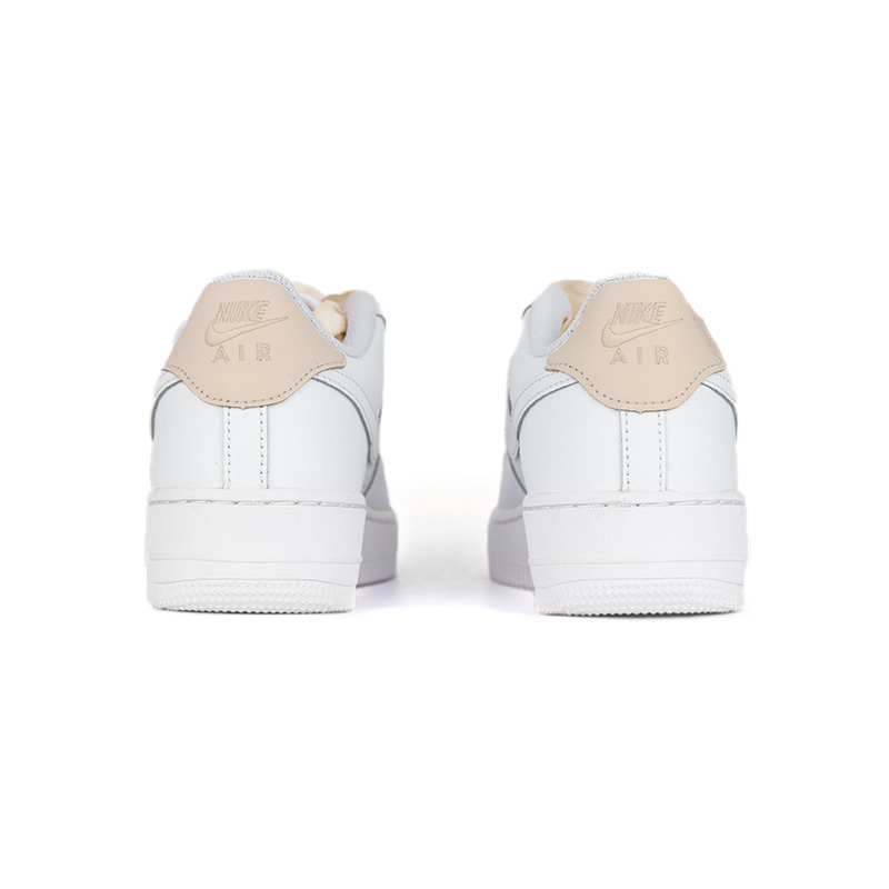 Nike Air Force 1 White Sneakers, Air Force 1 Abrasion Resistant Low top Skateboard Shoes Unisex White Orange купить в интернет-магазине Yoocart с быстрой доставкой по России.