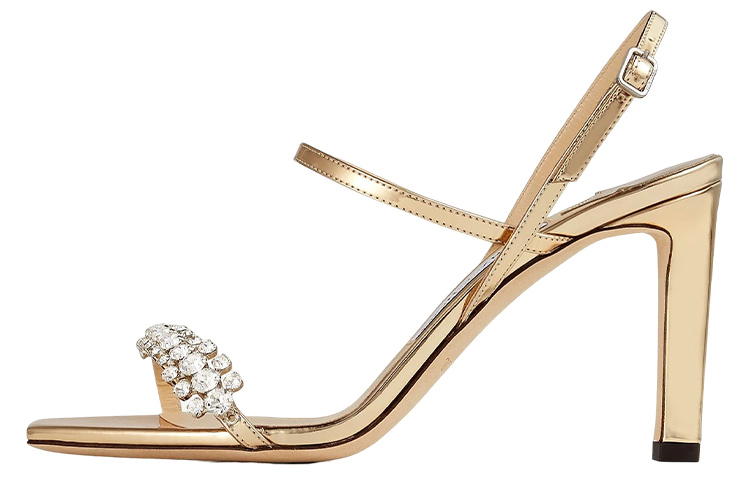 Jimmy Choo Meira 85mm Crystal-embellished Sandals