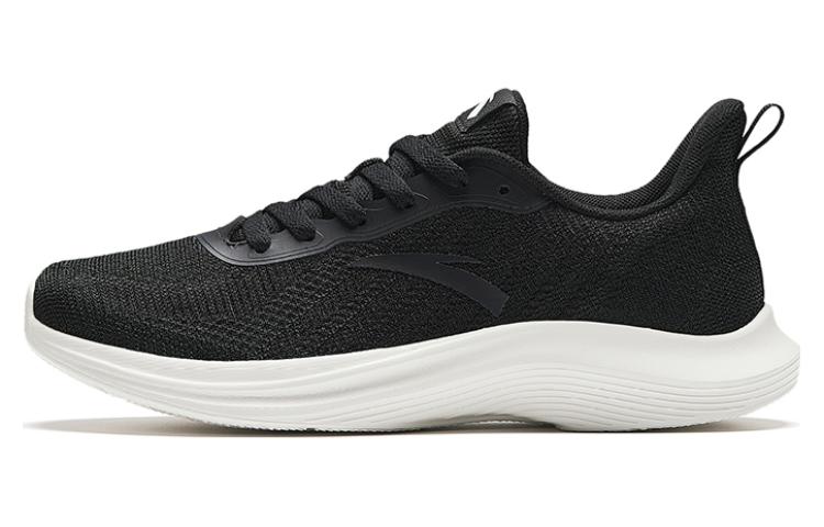 Anta Cushioned Slip-Resistant Abrasion-Resistant Low-Top Running Shoes Men's Black White