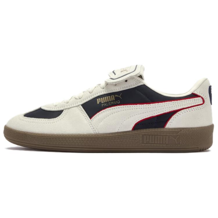 PUMA Palermo PREMIUM Abrasion Resistant Low Top Skateboard Shoes Unisex Blue White
