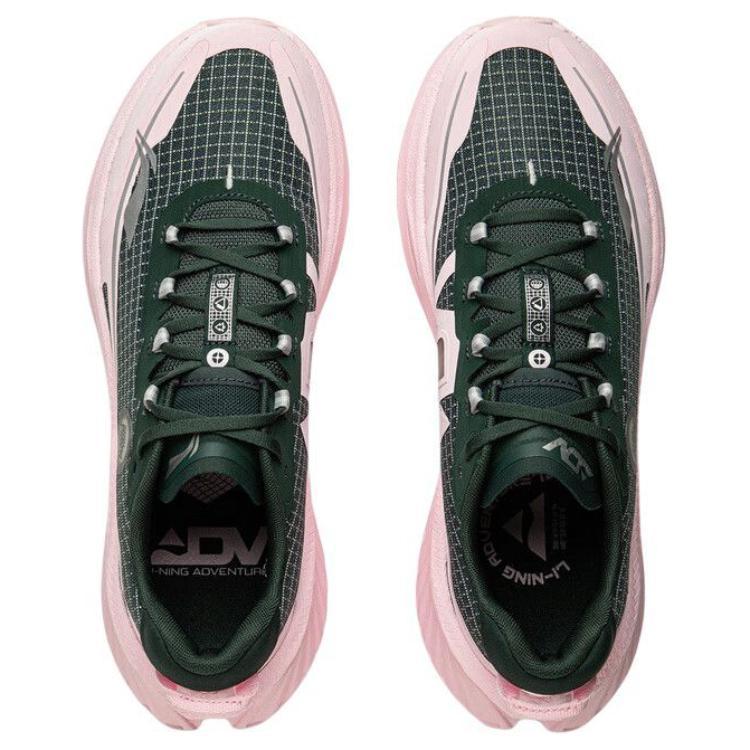 LiNing Di Lu V2 Cushioning, Slip Resistant, Abrasion Resistant, Rebound Low Top Running Shoes Men's Pink Green купить в интернет-магазине Yoocart с быстрой доставкой по России.