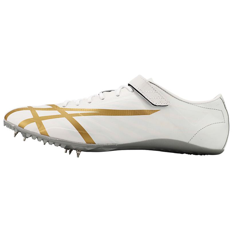 Asics Jetsprint Anti-Slip Wear-Resistant Low-Top Sprint Running Shoes Unisex White